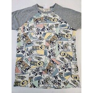 LULAROE SLOAN DISNEY COLLECTION Mickey Comic Strip Sz 6 Unisex Kids